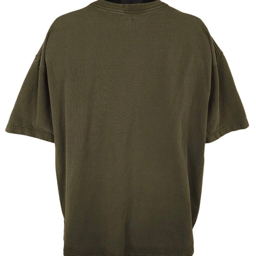 Carhartt Pocket T Shirt Mens Size 2XL Green Workwear Heavy Cotton OVERSIZED - Picture 5 of 7